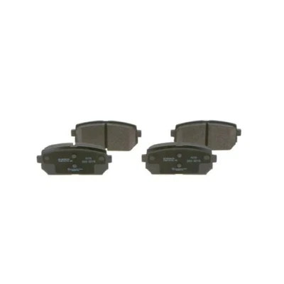 Abbildung von BOSCH 0 986 494 400 Bremsbelagsatz Low Metallic mit integriertem Verschleißwarnkontakt, akustischer Verschleißwarnung Anti Quietsch Blech