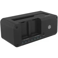 Abbildung von ICY BOX HDD / M.2 NVMe SSD Docking Station USB 3.2 Gen 2 (10 Gbit/s), Festplatten Klonstation &amp; Lesegerät (2,5&quot; 3,5&quot; SATA auf NVMe), Zweiwege Klonen, IB 2924MSCL C31