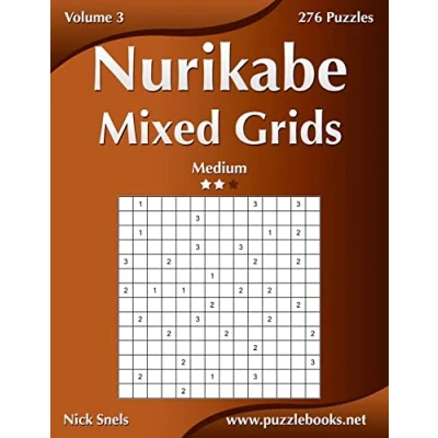 Abbildung von Nurikabe Mixed Grids Medium Volume 3 276 Logic Puzzles