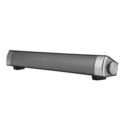 Abbildung von Garsent Bluetooth Soundbar, drahtlose Stereo Soundbar Subwoofer Lautsprecher Unterstützung TF Karte, AUX, Freisprechfunktion Tragbarer Heimkino Audio Player mit Fernbedienung.