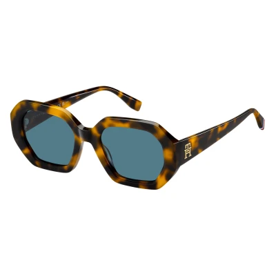 Abbildung von TOMMY HILFIGER Womens TH 2155/S Sunglasses, Yellow Havana, 52
