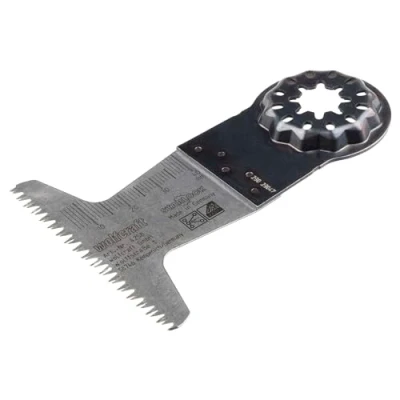 Abbildung von wolfcraft Tauchsägeblatt „Expert“ BiM, STARLOCK Aufnahme, Holz 65mm I 4258000 Für Ablängarbeiten, Tauch und Längsschnitte