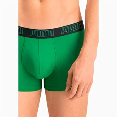 Abbildung von Puma Basic 2 PACK Panties, Herren, Größe: Large, Amazon green