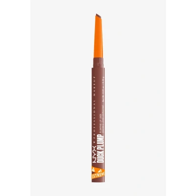 Abbildung von NYX Professional Makeup Lippenkonturenstift für natürlich aufgepolsterte Lippen und Sofort Effekt, Mit Capsicum Ingwer, Duck Plump Plumping Lip Liner, Farbton: 06 Nude Flip