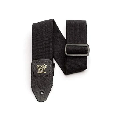 Abbildung von Ernie Ball Gitarrengurt Stretch Comfort, Schwarz, 150