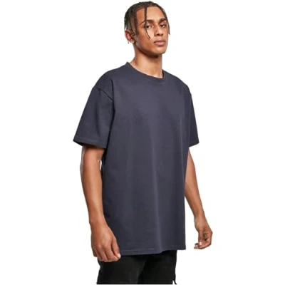 Abbildung von Build Your Brand Herren Heavy Oversize Tee T Shirt, Navy, XL
