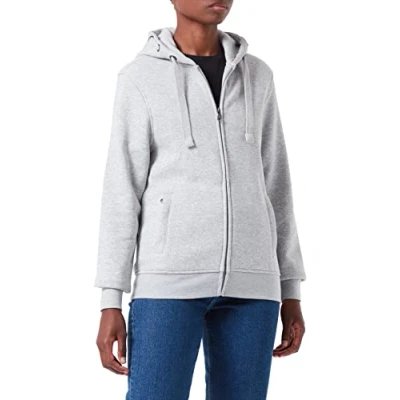 Abbildung von HRM Damen 807 Premium Hooded Jacket I Fair Trade Frauen Kapuzenjacke, 320 g/m² Aus 70% Baumwolle &amp; 30% recyceltem Polyester, navy, L