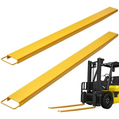 Abbildung von VEVOR 2er Set Gabelverlängerungen 2130 mm Zinkenverlängerung 1,815 Tonnen Tragfähigkeit Gabelzinken Q235 Kohlenstoffstahl einteiliges Design Palettengabelverlängerung Kompatibel mit 106 Gabeln