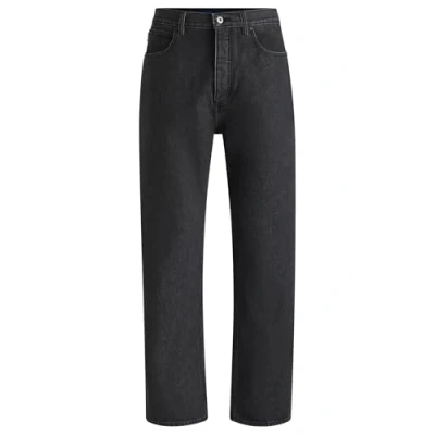 Abbildung von HUGO NATE Jeans Relaxed Fit, Herren, Größe: 30x32, Charcoal