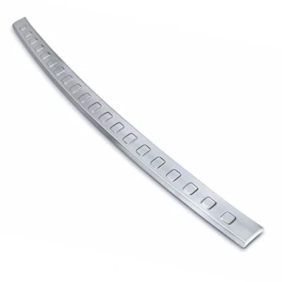 Abbildung von teileplus24 AL185 Ladekantenschutz Aluminium kompatibel mit Mitsubishi Eclipse Cross 2021 , Farbe:Silber
