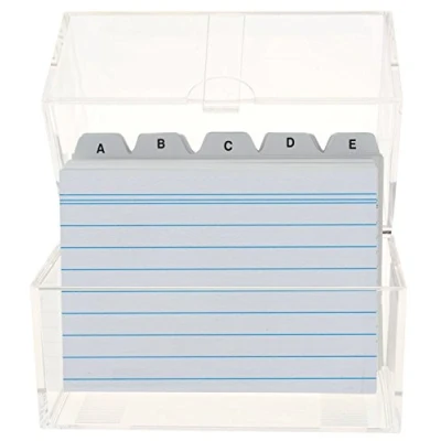 Abbildung von Stylex Karteikasten Toppoint® 49971 Plastik A7, transparent