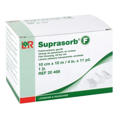 Abbildung von Suprasorb F Folien Wundverband 10cmx10m gerollt unsteril