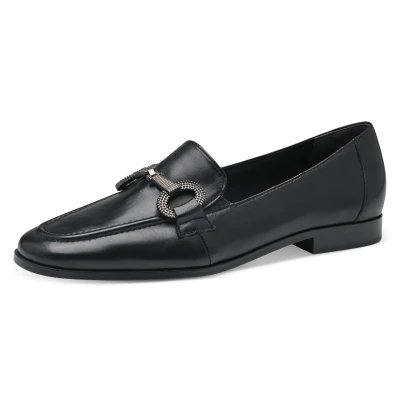 Abbildung von Tamaris Slipper, Damen, Größe: 37, Black Leder