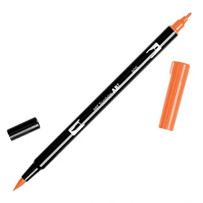 Abbildung von Tombow brush pen ABT dual Red