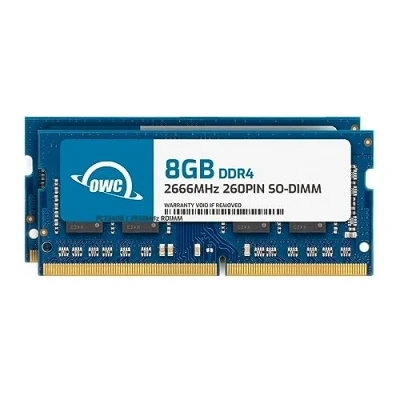 Abbildung von OWC 16GB Memory Upgrade Kit 2 x 8GB PC21300 DDR4 2666MHz SO DIMMs für Mac Mini (2018 aktuell), iMac (2017 2020), und kompatible PCs