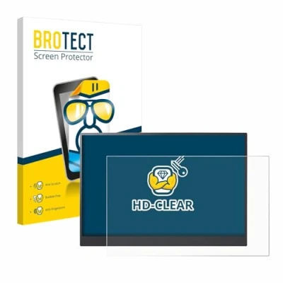 Abbildung von BROTECT Schutzfolie für LG gram +view 16MR70 Tragbarer Monitor Displayschutz Folie Ultra Klar