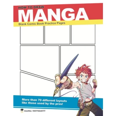 Abbildung von How to Draw Manga: Blank Comic Book Practice Pages (Manga University Presents ... Manga)