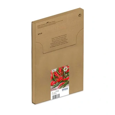 Abbildung von Epson Original Easy Mail Packing 503 Chilischoten Druckerpatronen 4er Multipack (C13T09Q64510)