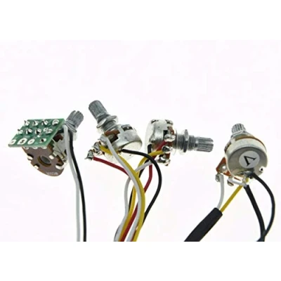 Abbildung von Dopro Vorverdrahteter 2 Band Active &amp; Passive EQ Equalizer Elektrischer Bass Vorverstärker Schaltung
