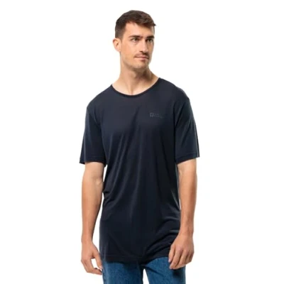 Abbildung von Jack Wolfskin MOLA Tshirt basic, Herren, Größe: Small, Night blue