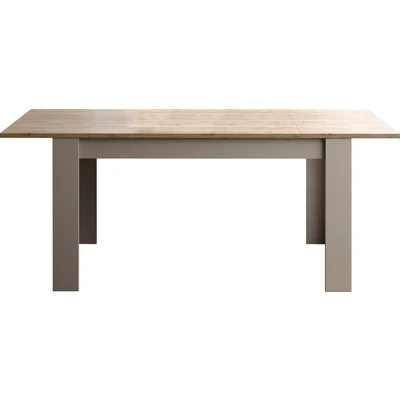 Abbildung von INOSIGN Esstisch &quot;Gent 137 x 90 cm, Küchentisch, Esszimmertisch, zweifarbig,&quot;, moderner rechteckiger Esstisch, ausziehbar, erweiterbar auf 185 cm