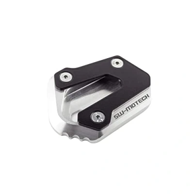Abbildung von SW MOTECH Seitenständerfuß Verbreiterung, Schwarz/Silbern für Suzuki DL 650 (04 ) / XT (15