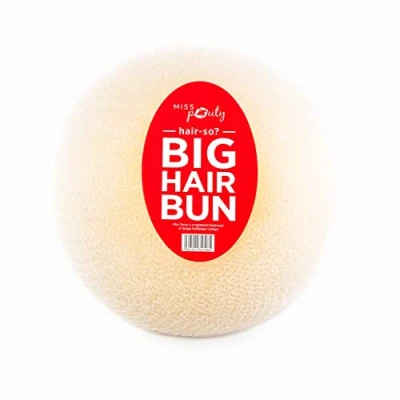Abbildung von Hair so? Massive 6 Inches Wide Big Bun Extra Large Doughnut Donut Bridal Wedding Hollywood Style Ring Blonde