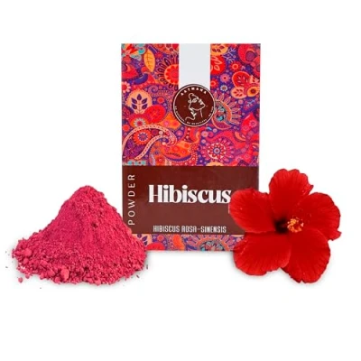 Abbildung von AATMANA Hibiscus Powder Sabdariffa Rosa Sinensis Natural for hair &amp; Skin Prevent Problem Minimizes Pores Men Women 100g