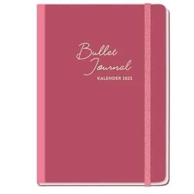 Abbildung von Berry Bullet Journal A5. Taschenkalender 2023 mit Punktraster, Gummiband und Lesebändchen. Praktischer Buch Kalender für Termine To dos. Handlicher Terminkalender A5