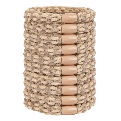 Abbildung von JessLab Haargummis für Frauen, Schonende Elastische Haarbänder in Mischfarben, Dehnbare und Langlebige Haargummis, Weiche Zopfgummis, Stylische Mehrfarbige (10er Pack), Grau
