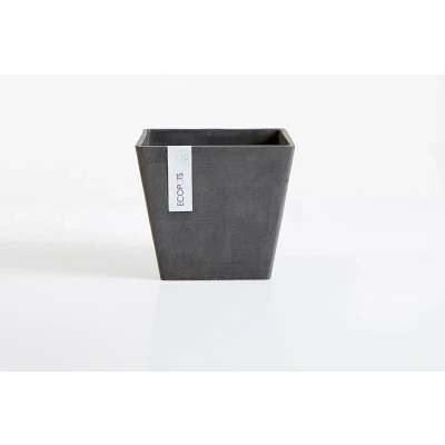 Abbildung von Ecopots Rotterdam Quadrat 30 cm dunkelgrau Pflanzen/Blumentopf