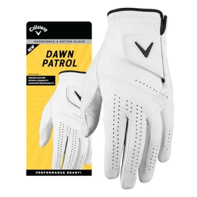 Abbildung von Callaway Dawn Patrol 2024 Mens Golf Glove White LH M/L