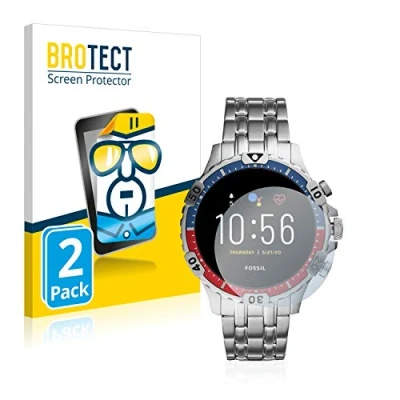 Abbildung von BROTECT (2 Stück Schutzfolie für Fossil Garrett HR (5. Gen) Displayschutz Folie Ultra Klar