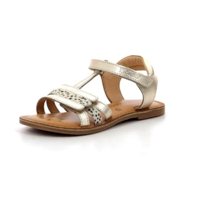 Abbildung von Kickers Mädchen Diamanto Sandale, Gold Pony, 28 EU