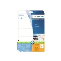 Abbildung von HERMA Etiketten weiß 38,1x21,2mm Premium A4 VE=1625 Stück