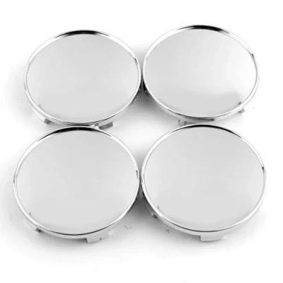 Abbildung von RhinoTuning 4 Stück Radnabenkappen für Nabendeckel OD 69,1 mm ID 64 mm, Chrom Radnabenabdeckung Geeignet Serie E/F TSW Beyern 535xi Rad, 36136783536 36136768640 Felgendeckel
