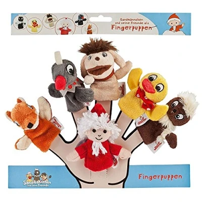 Abbildung von Heunec® Fingerpuppe Sandmann Fingerpuppen 6er Set (Set, 6 tlg)