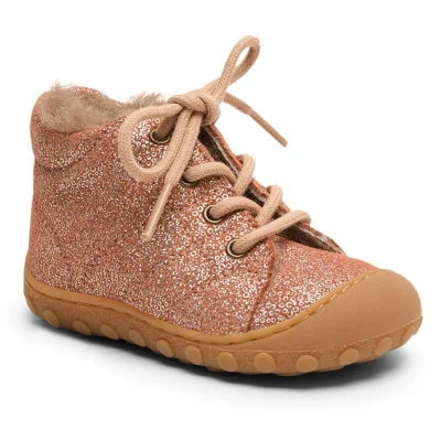 Abbildung von Bisgaard hale l lamb Lauflernschuh Babyschuh, Schnürschuh, Winterstiefel mit wärmender Lammwolle