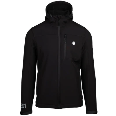 Abbildung von Gorilla Wear Foster Softshell Outdoorjacke, Herren, Größe: XL, Black