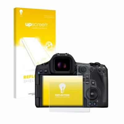 Abbildung von upscreen Entspiegelungs Schutzfolie für Canon EOS R5 Mark II Displayschutz Folie Matt [Anti Reflex, Anti Fingerprint]