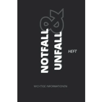Abbildung von NOTFALL &amp; UNFALL HEFT: Um wichtige Informationen über Ihre Gesundheit festzuhalten.