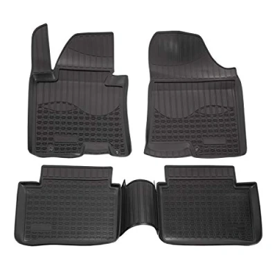 Abbildung von Norm Liners 3D Gummimatten Auto Matten Fussmatten Kompatibel mit I30 2012 2017, Rand cca 4cm, Allwetter, 4Tlg, Premium Qualität
