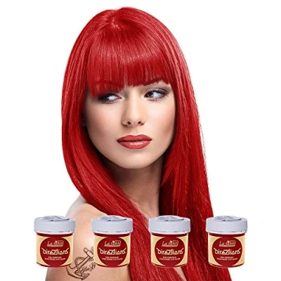 Abbildung von La Riche Directions Haartönung, mittlere Haltbarkeit, verschiedene Farben erhältlich, 88 ml, 4 Packungen