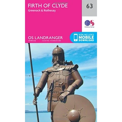 Abbildung von Firth of Clyde, Greenock &amp; Rothesay (OS Landranger Map, Band 63)