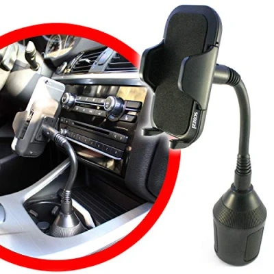 Abbildung von scozzi Handyhalterung Auto Getränkehalter Schwanenhals Handy KFZ Halterung Halter zB kompatibel mit Samsung S24 S23 S22 S21 S20 A55 A54 A53 A35 für iPhone 15 14 13 12 11 X FE Plus Ultra Mini Lite Pro