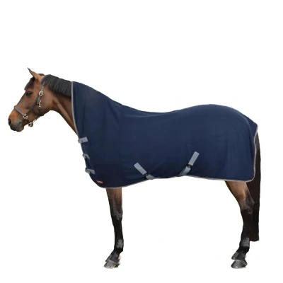 Abbildung von Premiere Fleece Halsdecke das ganze Jahr Dress Blue Unterlänge: 135 cm &amp; Rückenlänge: 100 Blau