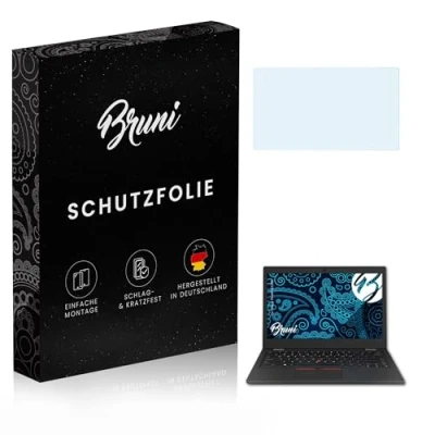 Abbildung von Bruni Schutzfolie kompatibel mit Lenovo ThinkPad L390 Folie, glasklare Displayschutzfolie (2X)