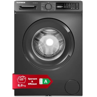 Abbildung von Telefunken Waschmaschine W 8 1400 A DI, kg, U/min, Frontlader, AquaStop, Inverter Motor, Schontrommel, Leise &amp; Effizient