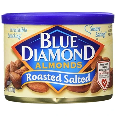 Abbildung von Blue Diamond 02970 6 Oz. Roasted Salted Almond Nuts (Pack of 1)