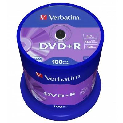 Abbildung von MEGAPACK DVD+R 4,7 GB VERBATIM 16x Cake 400 Stück